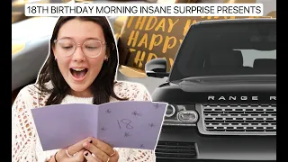 ISABELLES 18TH BIRTHDAY MORNING OPENING PRESENTS! 🚘😱🎂✨