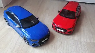 RED OR BLUE????: AUDI RS6 C8 (year 2020/2021) |Kilo Works 1:18