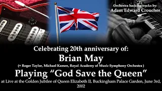 [Gt.+Orchestra] God Save the Queen by Brian May at the Buckingham Palace Garden, Golden Jubilee 2002