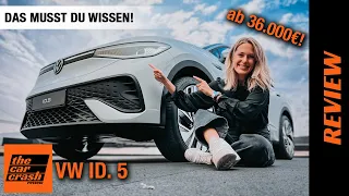 VW ID.5 im Test (2022) Volkswagens erstes Elektro SUV-Coupé ab 36.000€! Review | Reichweite | Laden