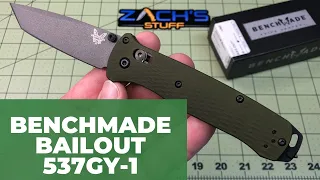 New Benchmade Bailout 537GY-1