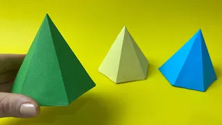 How to make a hexagonal pyramid | Hexagonal Pyramid out of paper