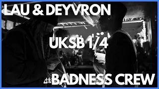 UKSB 1:4 2VS2 Laurent & Deyvron VS Badness Crew | REACTION #battle #dance