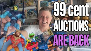 99 CENT Auctions 🔨 are back 😮 Great way to grab a bargain on eBay