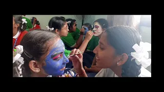 #FACE PAINTING COMPETITION #LITTLE FLOWER HIGH SCHOOL KAVADIGUDA