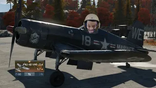 This Sh*t is Bananas (F4U-4B VMF-214) War Thunder