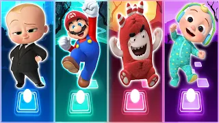 Baby Boss 🆚 Super Mario 🆚 Oddbods 🆚 Cocomelon 🎶 Who Will Win?