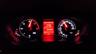 0-150 KM/H 2008 AUDI A4 2.0 TDI DPF 105 KW (143 ps)