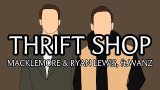 【和訳】WACKLEMORE & RYAN LEWIS - THRIFT SHOP ft.WANZ