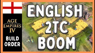 FAST English 2 TC Boom Build Order | Age of Empires 4 Build Order