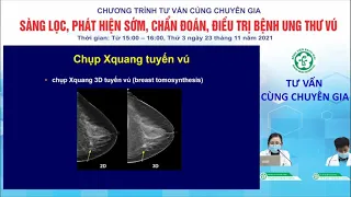 Sàng lọc, phát hiện sớm và chẩn đoán Ung thư vú - Bs. Võ Thị Huyền Trang