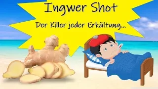 Ingwer Shot - Der Killer jeder Erkältung