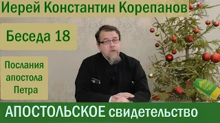 Апостольское свидетельство. Беседа 18. Иерей Константин Корепанов (20.01.2022)