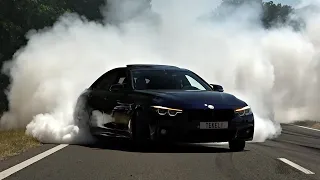 BMW M Cars Accelerating, BURNOUTS!! | BimmerFest 2023. Manhart M3 Touring, M4CSL, M2 Comp, M5 Comp.