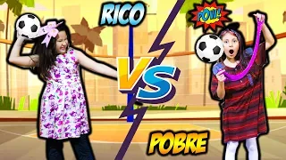 RICO VS POBRE FAZENDO AMOEBA / SLIME #22 | Biankinha