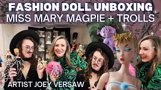 UNBOXING MISS MARY MAGPIE + PROTOTYPES AND TROLL DOLLS BY JOEY VERSAW
