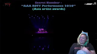 I react to: Secret Number - "AAA ROTY Performance 2020" (Asia artist awards Rookie of the year!)