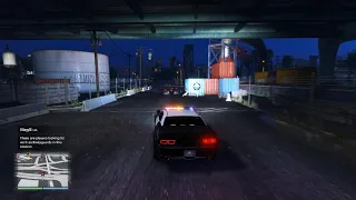 Grand Theft Auto V Online: I became a cop to chase random players on PS5 ! (clip 3)