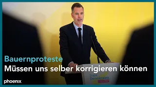 FDP: Statement des Fraktionsvorsitzenden Christian Dürr am 16.01.24