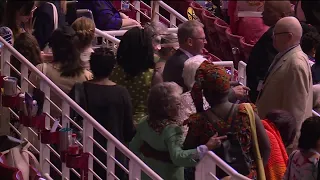 Thousands of Jehovah's Witnesses flock downtown for international convention