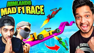 FUNNY GTA DISTRUCTIVE  F1 CAR RACES - Himlands GTA 5 ft. @YesSmartyPie @DREAMBOYYT @MrFalanaG