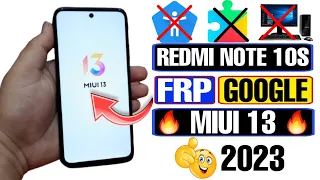 Redmi Note 10s FRP Bypass MIUI 13 Without PC 2023 | Redmi Note 10s FRP Bypass 2023 | Google Bypass |