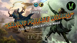 "Saving private Wizard" Conscription mage 🔵🟡 | Спасти рядового.. Падающего волшебника 😸 #teslegends