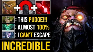 I Bet There A Magnet On This Pudge's Hook | 24Kills Pudge Offlane No Miss Hook | Pudge Official