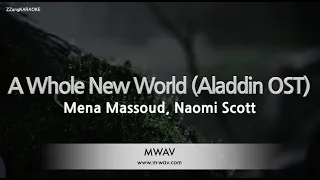 Mena Massoud, Naomi Scott-A Whole New World (Aladdin OST) (Karaoke Version)