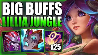 LILLIA JUNGLE RECEIVED SOME BIG BUFFS IN THIS NEW PATCH! - Best Build/Runes Guide League of Legends