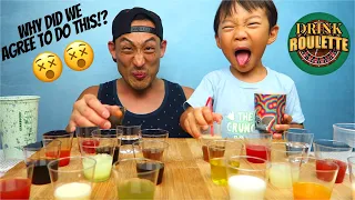 DRINK ROULETTE!!! CrunchMom got us AGAIN with some NASTY drinks!!