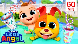 Bingo and Baby John's Summer Day 🌞 Bingo and Baby John | Little Angel Nursery Rhymes and Kids Songs