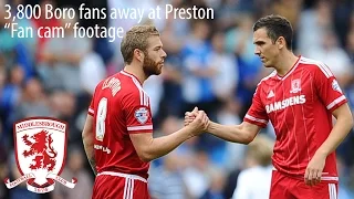 3,800 Boro fans away at Preston North End 09/08/2015 PNEFC 0-0 Boro