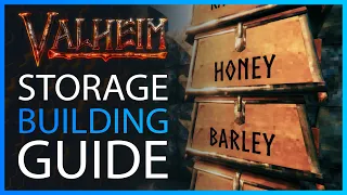 Ultimate Valheim Storage Setup! FLOATING TEXT & CHESTS | Valheim Guide Tips & Tricks Xaine's Arcade