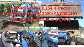 Tractor FOR SALE - Mahindra Lenar JL254 II Tractor - 21-Feb-2020