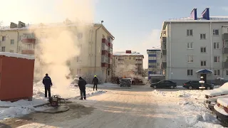 В выходные дни в двадцатиградусный мороз частично Солигорск остался без отопления и горячей воды