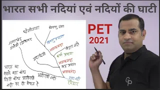 नदियां तथा नदियों की घाटी | RIVERS & RIVER VALLEY | एक ही क्लास में समाप्त | PET 2021| PART-1