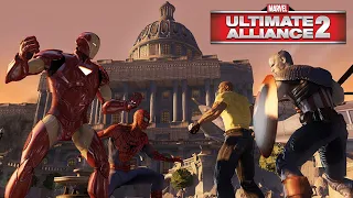 All Movies and Cinematics - Marvel: Ultimate Alliance 2 (Civil War Game)
