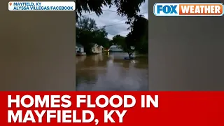 'It's Just Crazy': Water Rises As Dozens Of Homes Flood In Mayfield, Kentucky