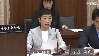 【令和6年5月8日】参議院 憲法審査会 立憲民主党・辻元清美