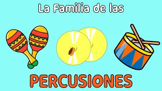 La Familia de las Percusiones 🥁 | Video para niños