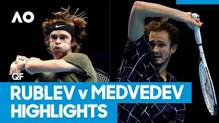 Andrey Rublev vs Daniil Medvedev Match Highlights (QF) | Australian Open 2021