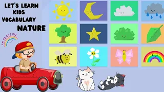 kids vocabulary Geography Nature learn English for kids educational video