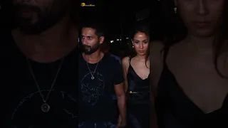 Shahid Kapoor and wife Mira Rajput Kapoor spotted in Bandra #shorts