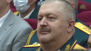 Состоялась передача личного штандарта командующему Сибирским округом войск Росгвардии.
