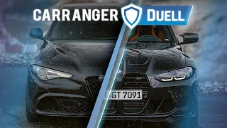 Duell mit 510 PS! Alfa Romeo Giulia Quadrifoglio vs. BMW M3 Competition G80