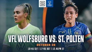 VfL Wolfsburg - SKN St. Pölten | UEFA Women's Champions League 2022-23 Spieltag 1 Ganzes Spiel