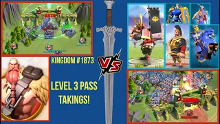 Rise Of Kingdoms-Kingdom #1873 Level 3 Pass Takings!