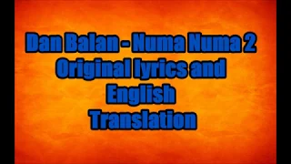 Dan Balan - Numa Numa 2 - Lyrics and English Translation