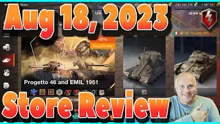 What to Buy in Store Aug 18, 2023 WOT Blitz  | Littlefinger on World of Tanks Blitz
